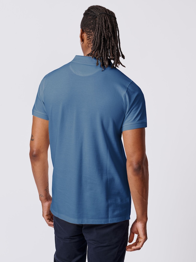 Aubin 100% Cotton Marcel Pique Polo Shirt - Image 2 of 3