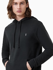 Чорний - Allsaints підтяжки Oth 100% Cotton худі - Image 1 of 6