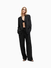 AllSaints Black Averie Ten Trousers - Image 1 of 9
