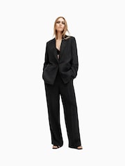 AllSaints Black Averie Ten Trousers - Image 4 of 9