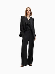 AllSaints Black Averie Ten Trousers - Image 6 of 9