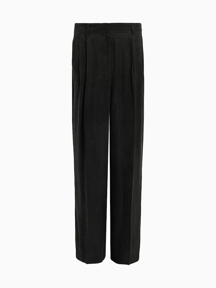 AllSaints Black Averie Ten Trousers - Image 9 of 9