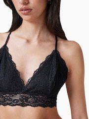 AllSaints Black Erity Lace Bralette - Image 2 of 8