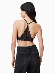 AllSaints Black Erity Lace Bralette - Image 7 of 8