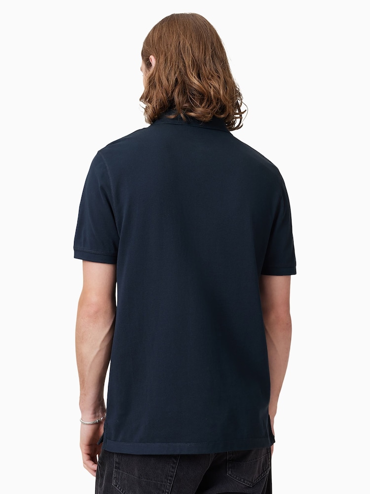 AllSaints 100% Organic Cotton Polo Shirt - Imagem 2 de 7