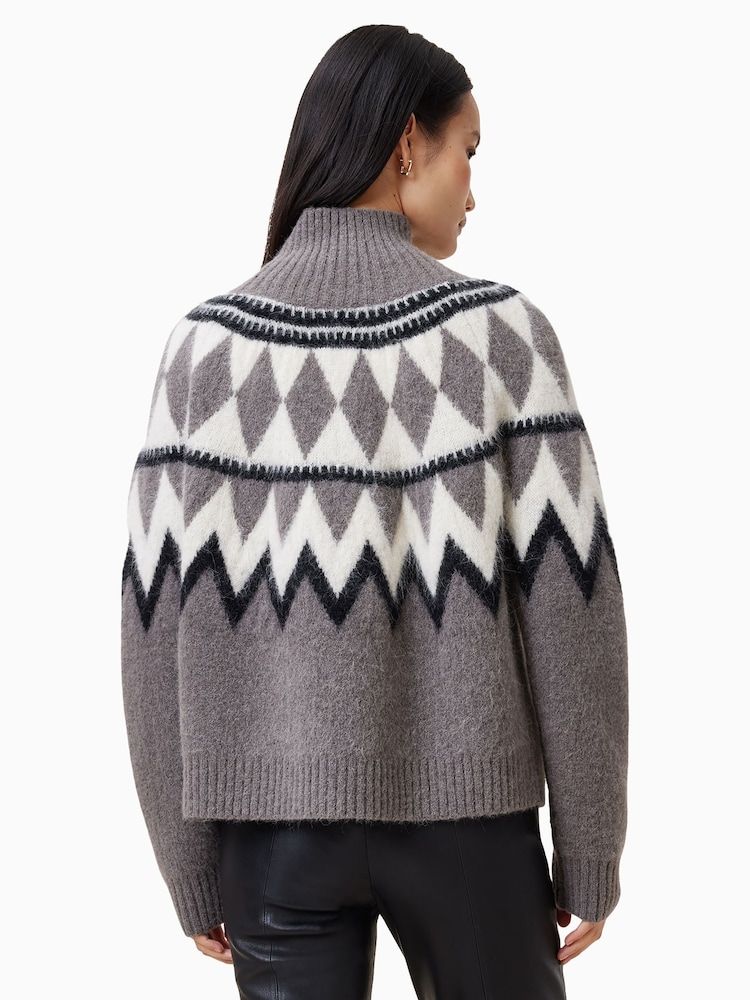 AllSaints Grey Tara Jumper - Image 4 of 6