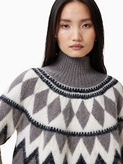 AllSaints Grey Tara Jumper - Image 5 of 6