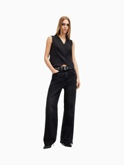 AllSaints Black Averie Ten Waistcoat - Image 4 of 7