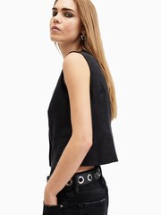 AllSaints Black Averie Ten Waistcoat - Image 5 of 7