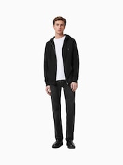Allsaints Black 100% Cotton Brace Hoodie - Image 3 of 7