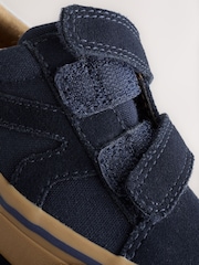 Blue Navy Standard Fit (F) Touch Fastening Skate Trainers - Image 6 of 6