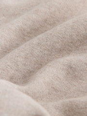 Oatmeal Marl Long Sleeve Soft Touch Hoodie (3mths-7yrs) - Image 3 of 5