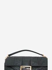 Fendi Nappa Leather Bag With Motif - Image 5 of 9