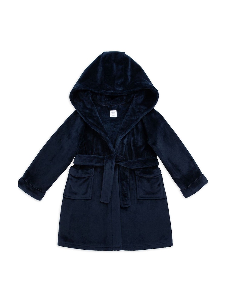 Chelsea Peers Blue Kids Fleece Dressing Gown - Image 1 of 3