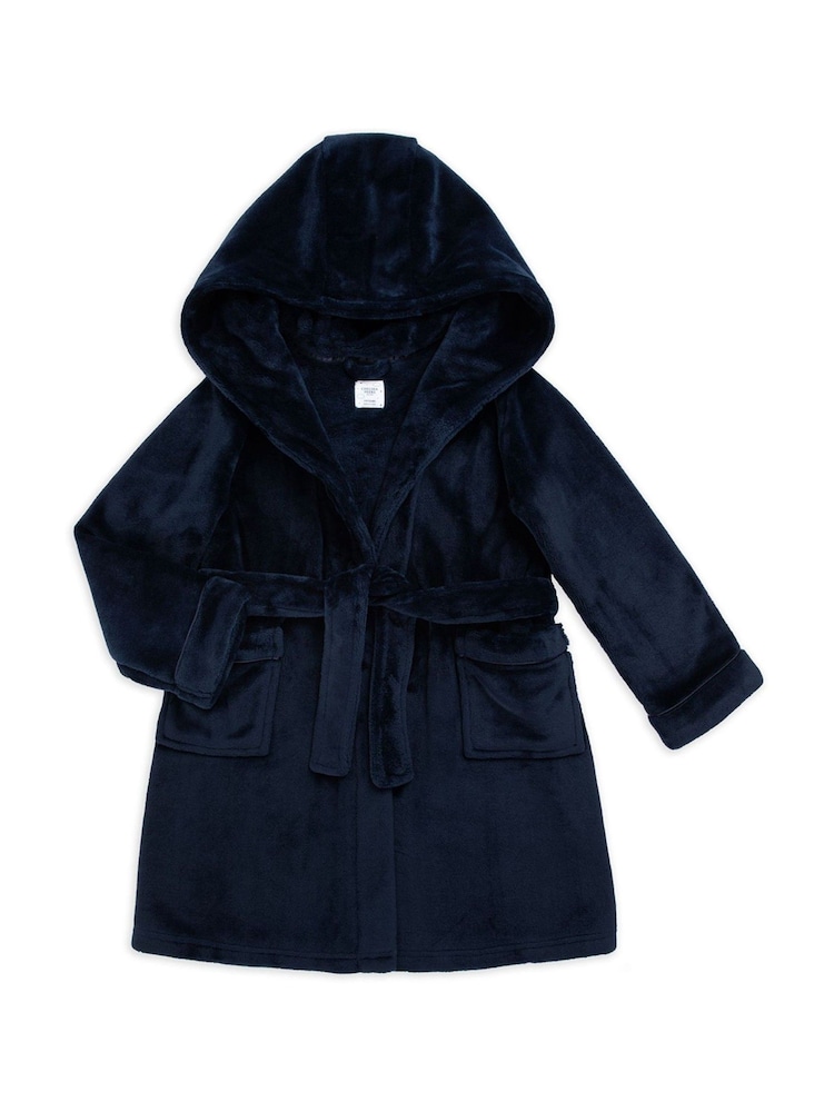 Chelsea Peers Blue Kids Fleece Dressing Gown - Image 2 of 3