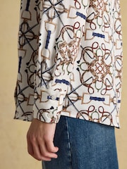 Joules Claudia Cream Boyfriend Shirt - Image 3 of 8