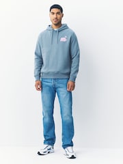 Blue Pink Floyd License Graphic Hoodie - Image 4 of 11