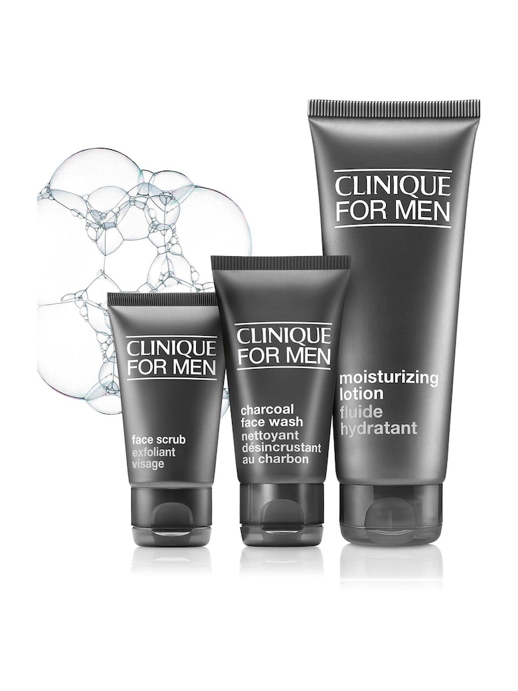 Clinique Daily Hydration Mens Skincare Gift Set for Normal to Dry Skin (Worth £45) - Image 1 of 3