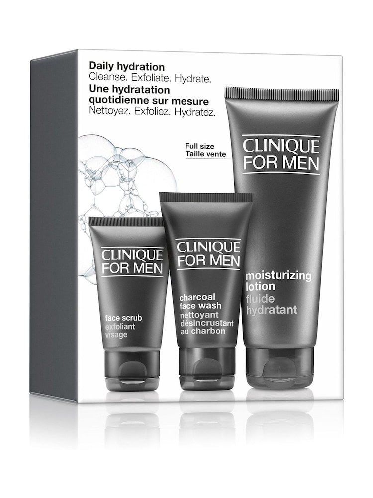 Clinique Daily Hydration Mens Skincare Gift Set for Normal to Dry Skin (Worth £45) - Image 2 of 3