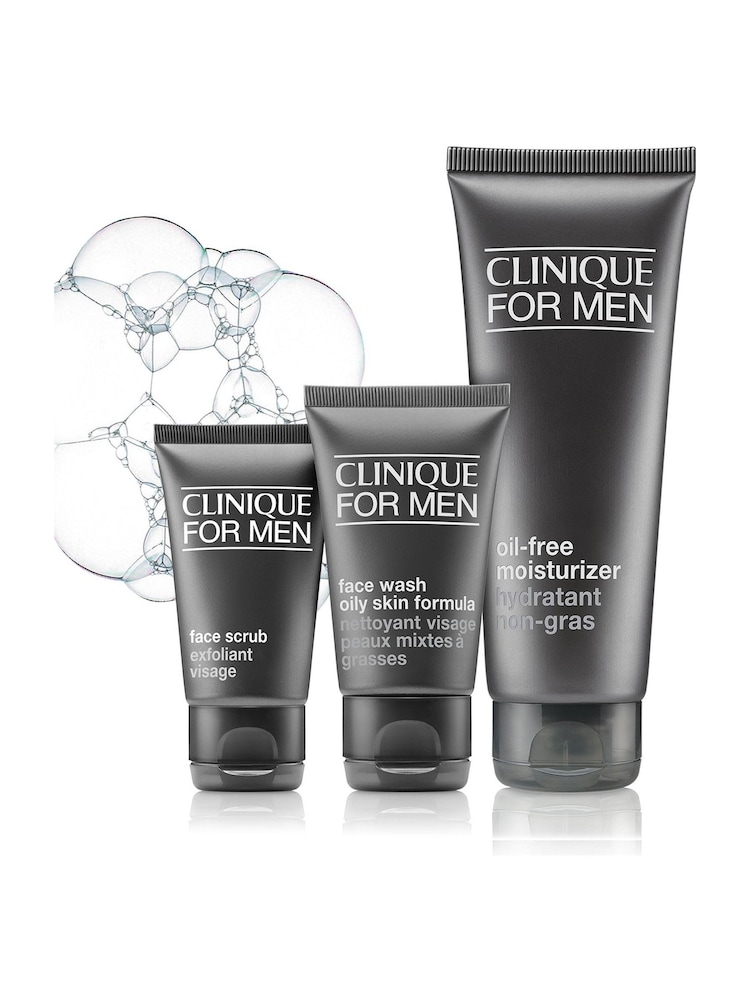 Clinique Daily Hydration Mens Skincare Gift Set for Oily Skin (Worth £45) - Image 1 of 3
