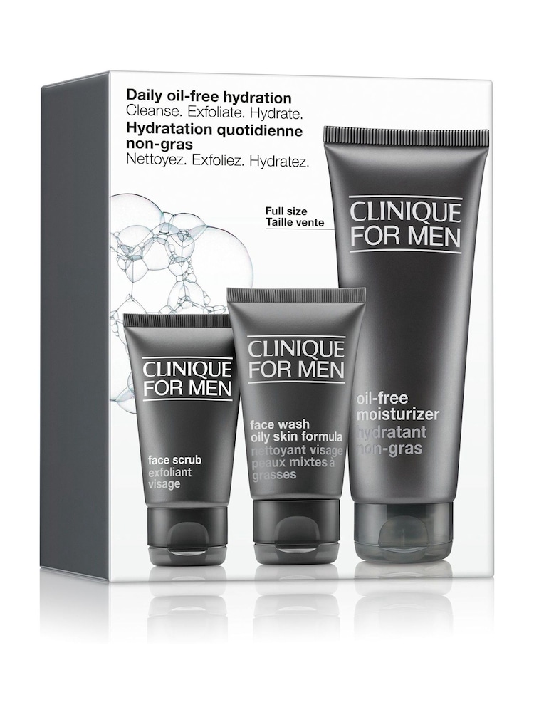 Clinique Daily Hydration Mens Skincare Gift Set for Oily Skin (Worth £45) - Image 2 of 3