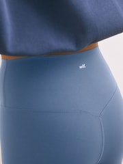 self. Blue High Waist Leggings - Image 4 of 7