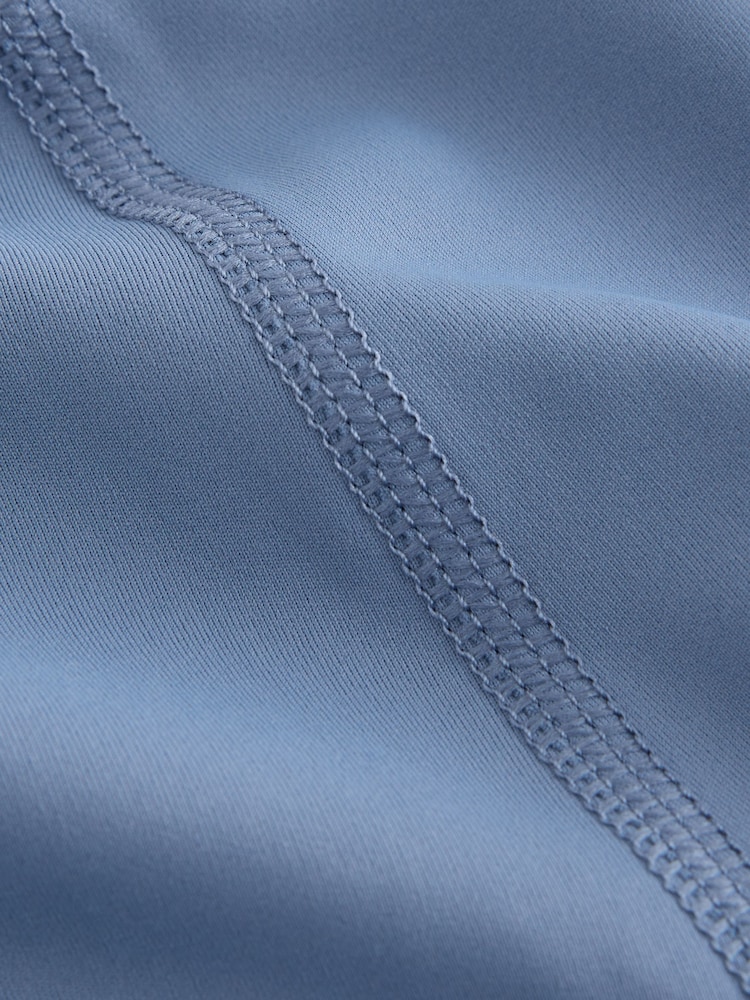 self. Blue High Waist Leggings - Image 7 of 7