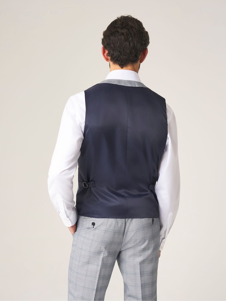 Grijs - Dubbele knoop - Skopes scoop Anello gilet met dubbele rij knopen - Image 2 of 5