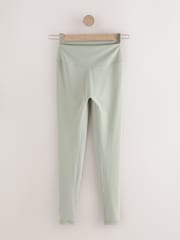 self. Sage Green High Waist Leggings - Image 1 of 3