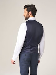 Azul - Doble botonadura - Skopes Double Breasted Scoop Anello Suit Waistcoat - Imagen 2 de 4