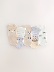 Neutral Baby Socks 5 Pack (0mths-2yrs) - Image 1 of 4