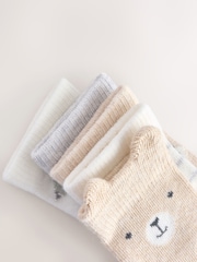 Neutral Baby Socks 5 Pack (0mths-2yrs) - Image 3 of 4