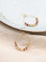 FatFace Bead Hoop Earrings - Bild 3 von 3