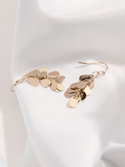 FatFace Gold Tone Multi Drop Earrings - Image 2 of 2