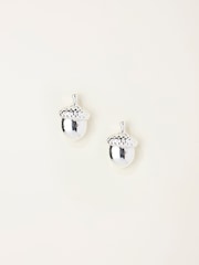 FatFace Silver Tone Acorn Stud Earrings - Image 1 of 2