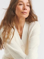 Bela - JD Williams Sponge Button Rib Cardigan - Slika 3 iz 4