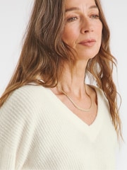 Marfil - JD Williams Sponge V-Neck Tunic - Imagen 4 de 4