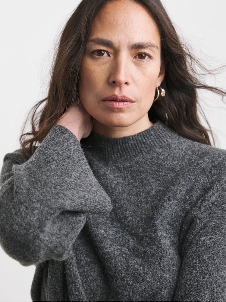 Anthology By JD Williams Grey Long Sleeve Jumper - Image 4 of 4