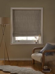 Natural Ready Made Blackout Cosy Texture Roman Blind - Image 2 of 6
