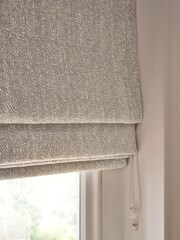 Natural Ready Made Blackout Cosy Texture Roman Blind - Image 3 of 6
