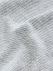 Grey Marl Hidden Support Ribbed Long Sleeve Top - Image 9 of 9