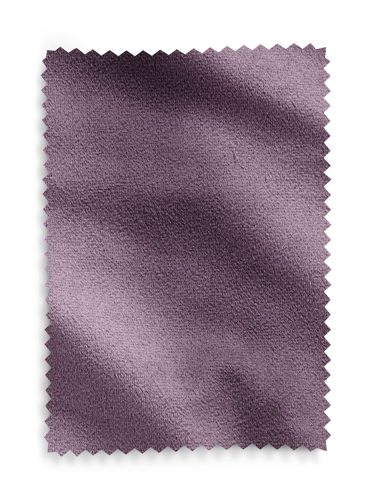 Purple Ready Made Blackout Matte Velvet Roman Blinds - Image 8 of 8