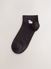 Spring Animals Embroidered Motif Trainer Socks 4 Pack - Image 3 of 8