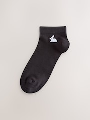 Spring Animals Embroidered Motif Trainer Socks 4 Pack - Image 6 of 8