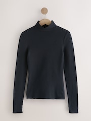 Black Thermogen Maximum Warmth Roll Neck Thermal Top - Image 1 of 3