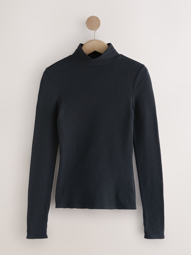 Black Thermogen Maximum Warmth Roll Neck Thermal Top - Image 1 of 3