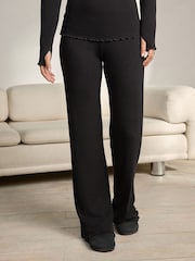 Black ThermoGen Maximum Warmth Merino Wool Thermal Wide Leg Trousers - Image 1 of 8