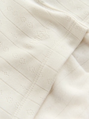 Cream ThermoGen Maximum Warmth Pointelle Thermal Long Sleeve Top - Image 9 of 10