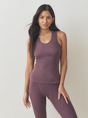 لون التوت - Thermogen Maximum Warmth Rib Thermal Vest - صورة 1 من 9