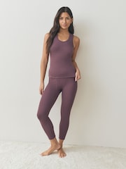 لون التوت - Thermogen Maximum Warmth Rib Thermal Vest - صورة 2 من 9